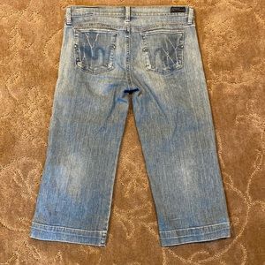 Citizens of Humanity light wash crop denim jeans